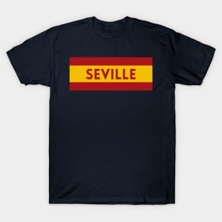 Seville City in Spain Flag Colors T-Shirt